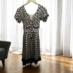 Anne‎ Klein New York Women's Dress Size 10 Blue & Beige